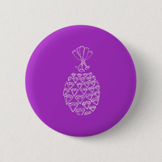 Badge Rond 5 Cm Bouton d'ananas d'étincelle