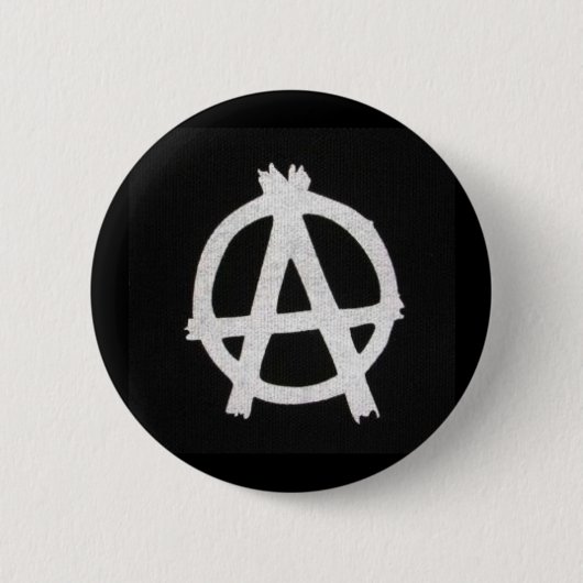 Badge Rond 5 Cm bouton d'anarchie (Devant)