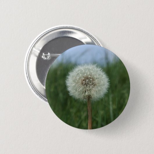 Badge Rond 5 Cm Bouton Dandelion (Devant & derrière)