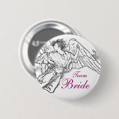 Badge Rond 5 Cm Bouton d'ange (Devant & derrière)