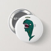 Badge Rond 5 Cm Bouton d'ange de baleine (Devant & derrière)