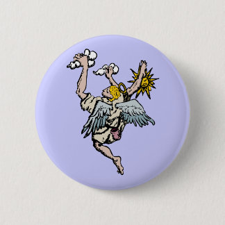 Badge Rond 5 Cm Bouton d'ange d'escalade