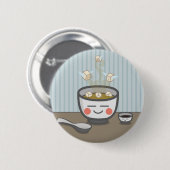 Badge Rond 5 Cm bouton d'anges de tofu (Devant & derrière)