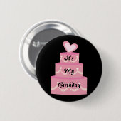 Badge Rond 5 Cm Bouton d'anniversaire (Devant & derrière)