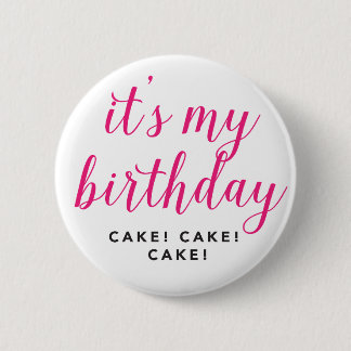 Badge Rond 5 Cm Bouton d'anniversaire