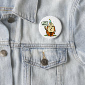 Badge Rond 5 Cm Bouton d'anniversaire de Bouddha (En situation)