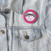 Badge Rond 5 Cm Bouton d'anniversaire de Hollywood (En situation)