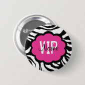 Badge Rond 5 Cm Bouton d'anniversaire personnalisé par VIP (Devant & derrière)