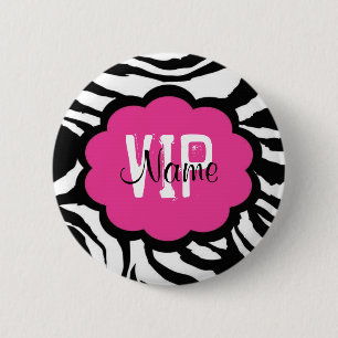 Badge Rond 5 Cm Bouton d'anniversaire personnalisé par VIP