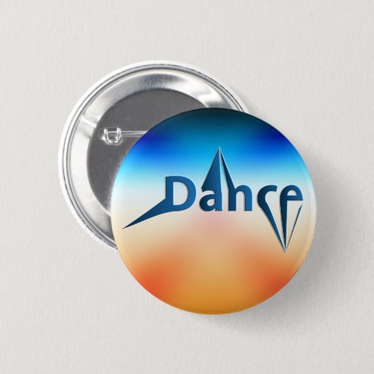 Badge Rond 5 Cm BOUTON Danse (Devant & derrière)
