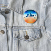 Badge Rond 5 Cm BOUTON Danse (En situation)