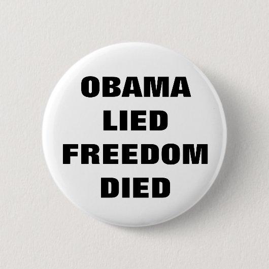Badge Rond 5 Cm Bouton d'Anti-Obama (Devant)