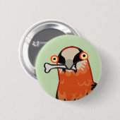 Badge Rond 5 Cm Bouton d'appétit osseux (Devant & derrière)