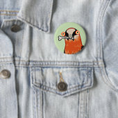 Badge Rond 5 Cm Bouton d'appétit osseux (En situation)