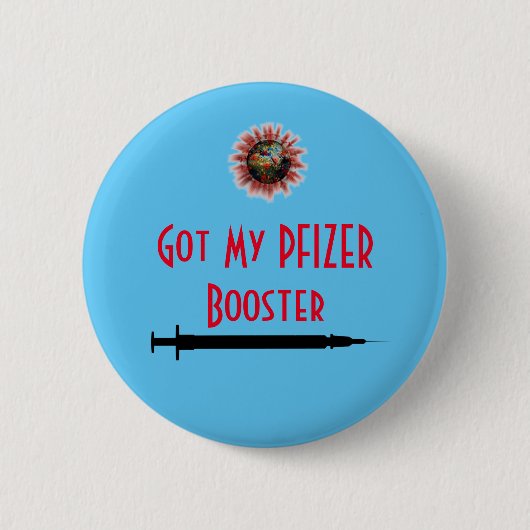 Badge Rond 5 Cm Bouton d'appoint PFIZER (Devant)