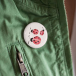 Badge Rond 5 Cm Bouton d'aquarelle Ladybugs<br><div class="desc">Ce bouton est doté d'un trio de coccinelles douces,  rendues dans des aquarelles douces. Coordonner avec notre collection de cadeaux,  accessoires,  fournitures de fête et vêtements de la marque Watercolor Ladybug.</div>