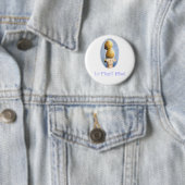 Badge Rond 5 Cm Bouton d'arachide (En situation)