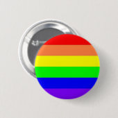 Badge Rond 5 Cm Bouton d'arc-en-ciel (Devant & derrière)