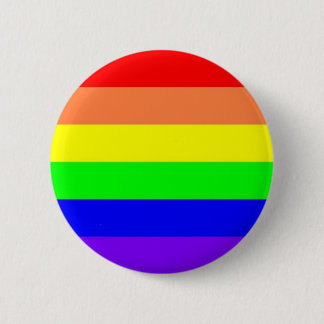 Badge Rond 5 Cm Bouton d'arc-en-ciel