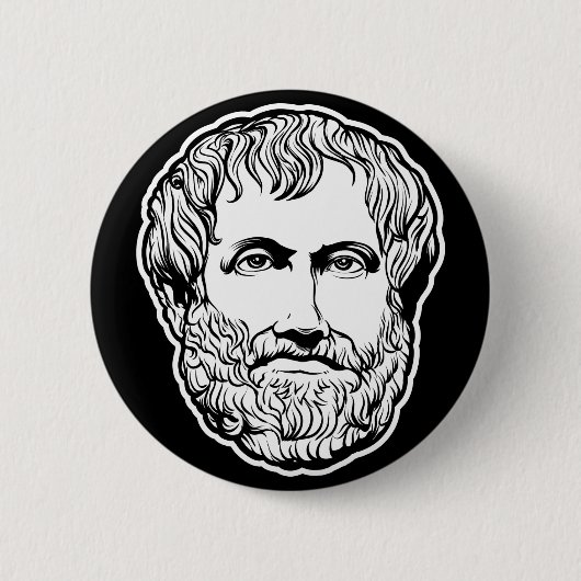 Badge Rond 5 Cm Bouton d'Aristote (Devant)