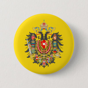 Badge Rond 5 Cm Bouton d'armoiries impériales des Habsbourg
