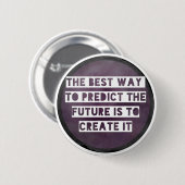 Badge Rond 5 Cm Bouton d'arrondi de devis Inspirational (Devant & derrière)