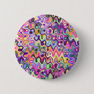 Badge Rond 5 Cm Bouton d'art de gribouillis