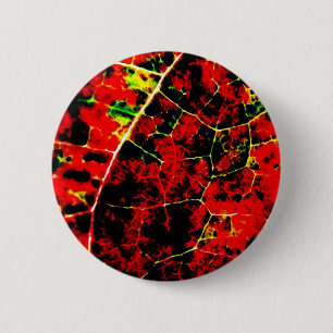 Badge Rond 5 Cm Bouton d'art Red Abstact
