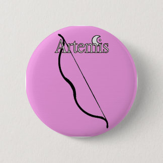 Badge Rond 5 Cm Bouton d'Artemis