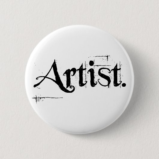Badge Rond 5 Cm Bouton d'artiste (Devant)