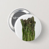 Badge Rond 5 Cm Bouton d'asperge (Devant & derrière)