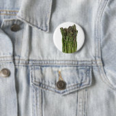 Badge Rond 5 Cm Bouton d'asperge (En situation)