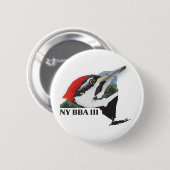 Badge Rond 5 Cm Bouton d'atlas (Devant & derrière)