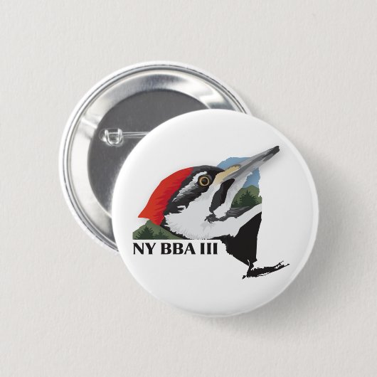 Badge Rond 5 Cm Bouton d'atlas (Devant & derrière)