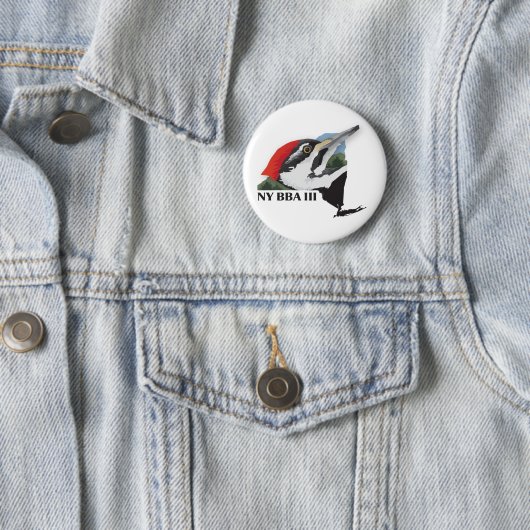 Badge Rond 5 Cm Bouton d'atlas (En situation)