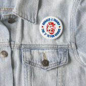 Badge Rond 5 Cm Bouton d'atout : Le "j" est pour le génie (En situation)