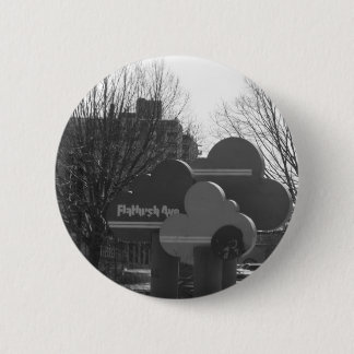 BADGE ROND 5 CM BOUTON D'AVENUE DE FLATBUSH