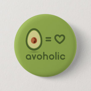 Badge Rond 5 Cm Bouton d'avocat