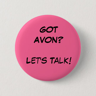 Badge Rond 5 Cm Bouton d'Avon