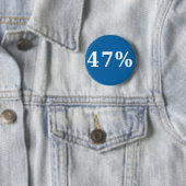 Badge Rond 5 Cm Bouton de 47 pour cent (En situation)
