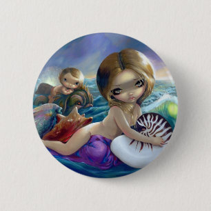 Badge Rond 5 Cm Bouton de "Amphitrite"