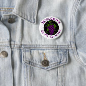 Badge Rond 5 Cm Bouton de "BACCHUS" (En situation)