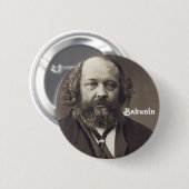 Badge Rond 5 Cm Bouton de Bakunin 2 (Devant & derrière)