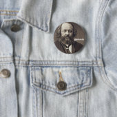 Badge Rond 5 Cm Bouton de Bakunin 2 (En situation)