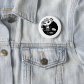 Badge Rond 5 Cm Bouton de Balance (En situation)