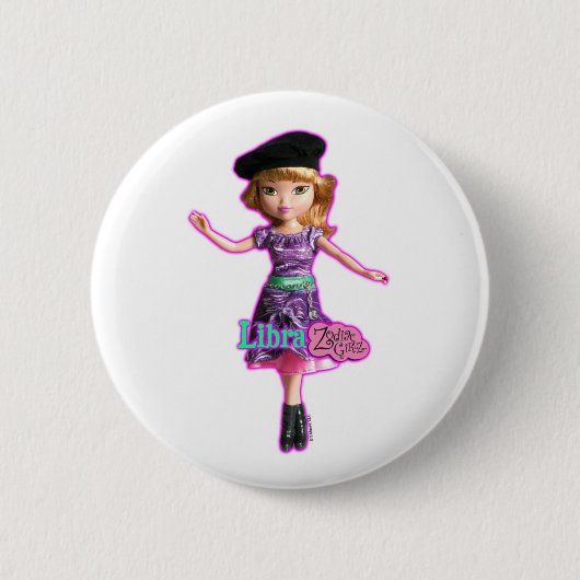 Badge Rond 5 Cm Bouton de Balance (Devant)