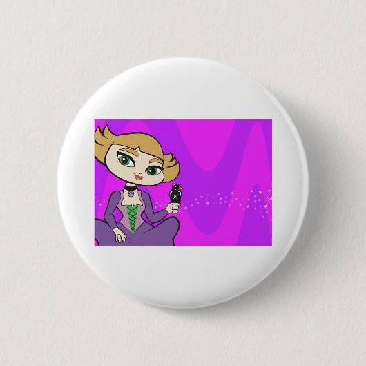 Badge Rond 5 Cm Bouton de Balance (Devant)