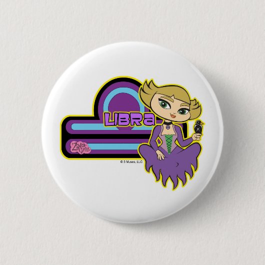 Badge Rond 5 Cm Bouton de Balance (Devant)