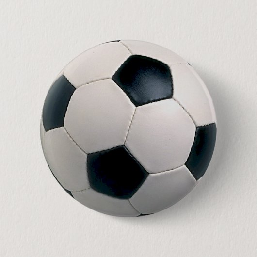 Badge Rond 5 Cm Bouton de balle de football (Devant)