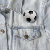 Badge Rond 5 Cm Bouton de balle de football (En situation)
